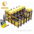 Push Back System System Warehouse Estante industrial